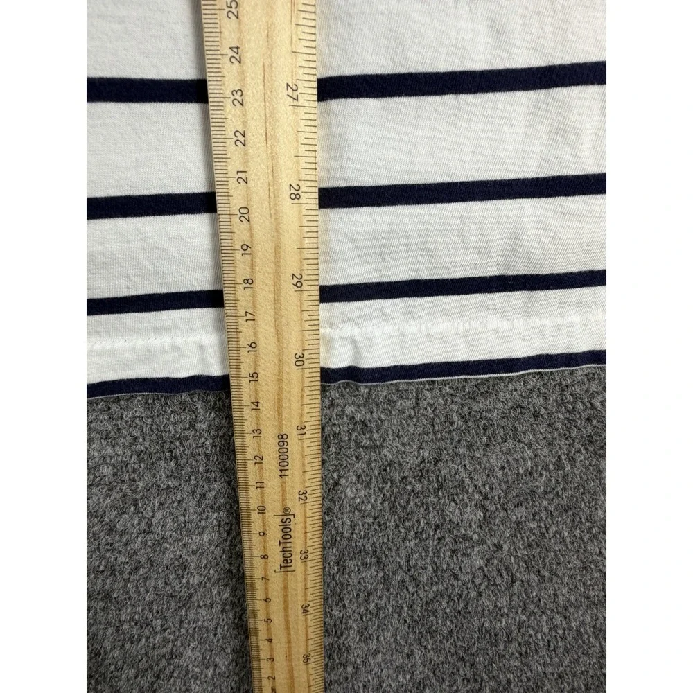 Polo Ralph Lauren Custom Slim Fit Polo Shirt Men 2XL White Blue Striped Golf